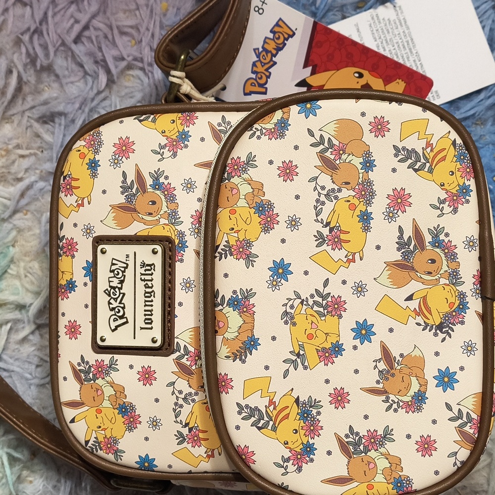 Loungefly Pokemon Floral Crossbody Bag